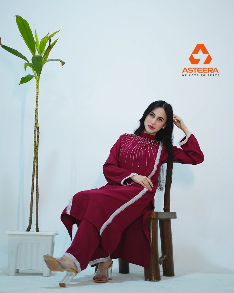 Premium Crystal Co-ord Set